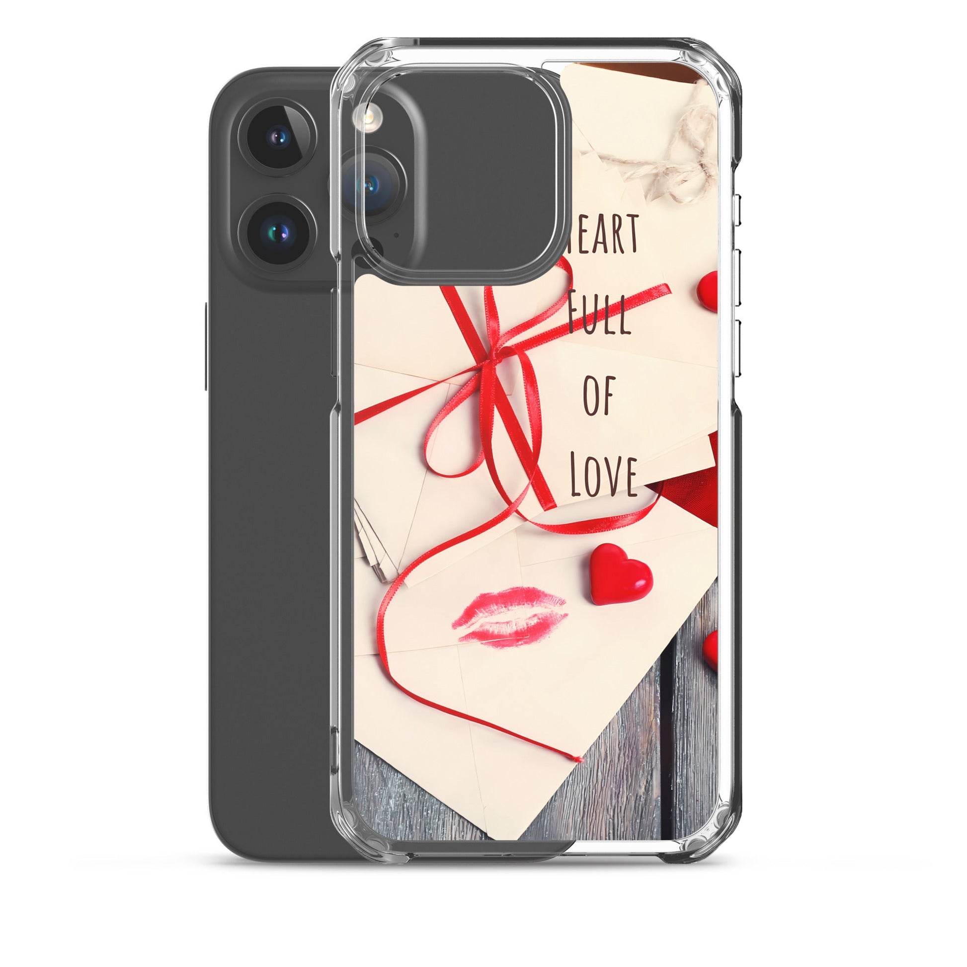 Heart Full Of Love for iPhone-Clear Case - InkSync