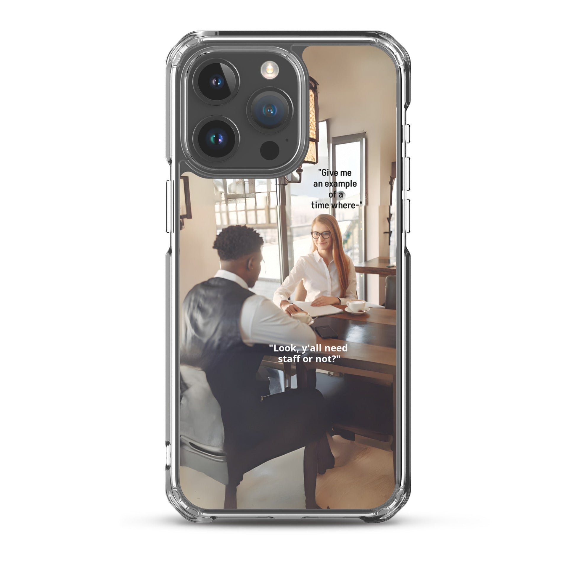 Interview for iPhone-Clear Case - InkSync