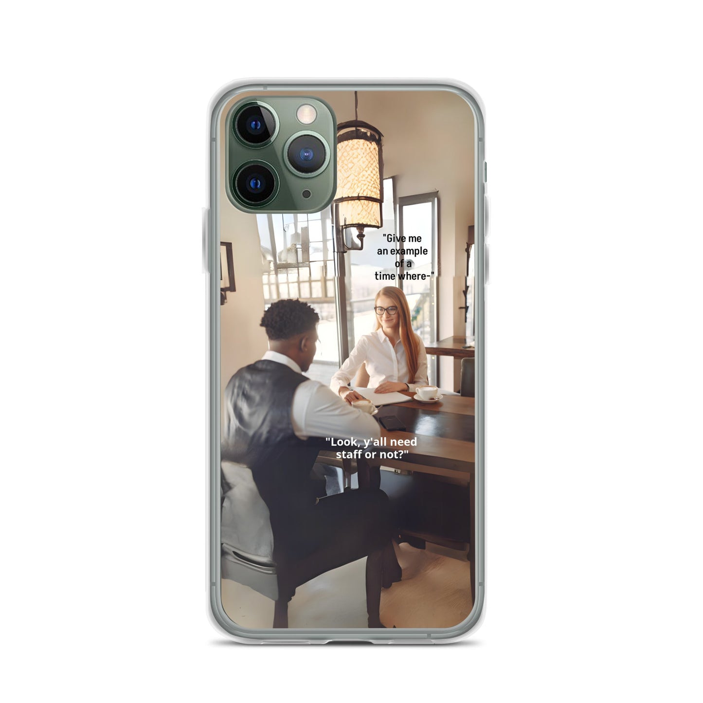 Interview for iPhone-Clear Case - InkSync