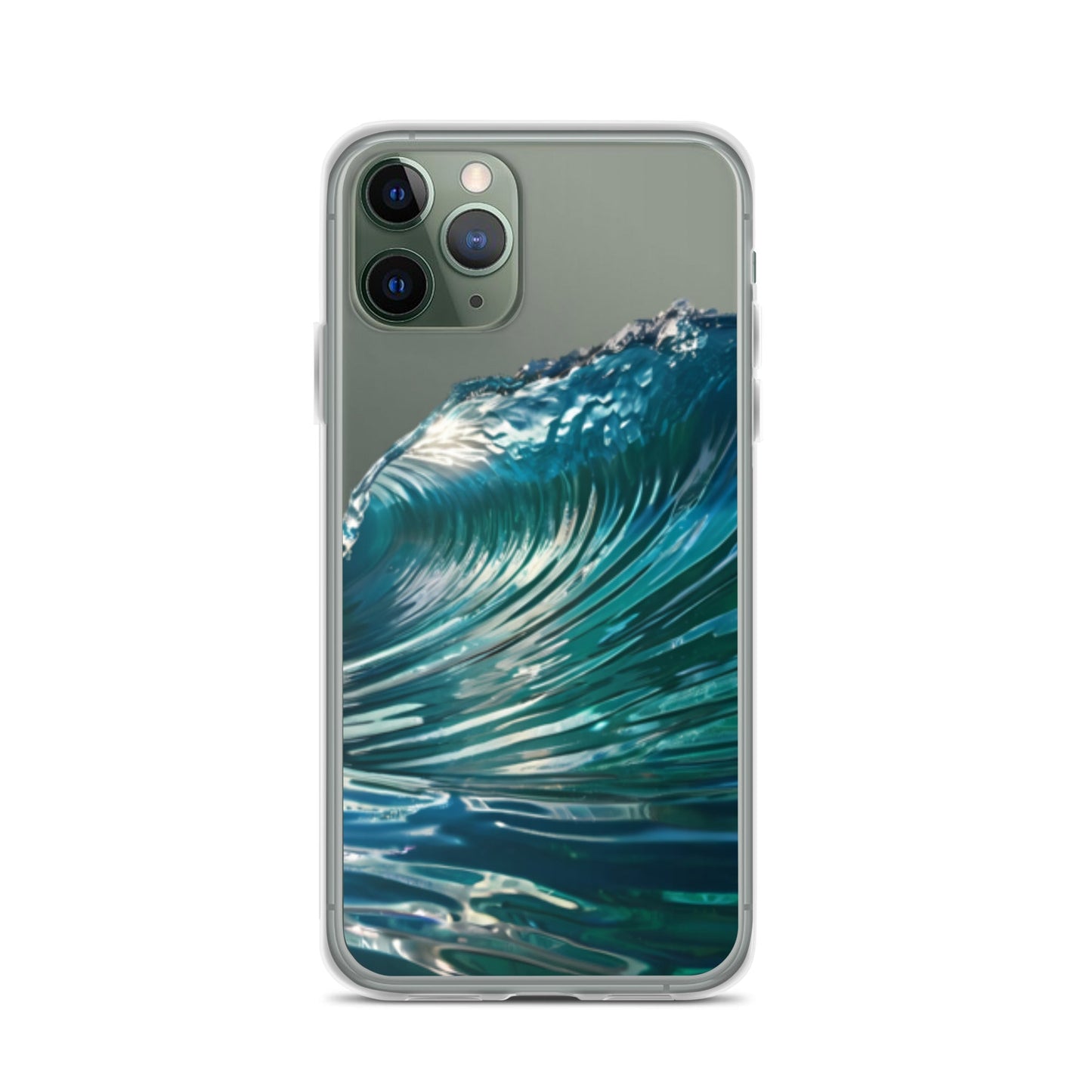 Ocean Waves for iPhone-Clear Case - InkSync