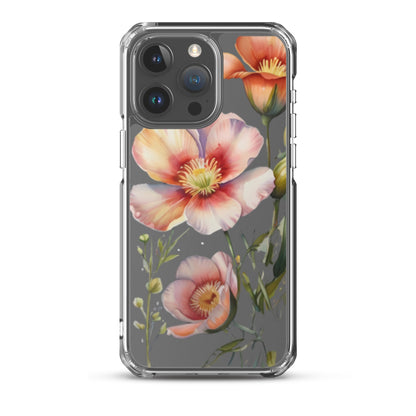 Petals Panache for iPhone-Clear Case - InkSync