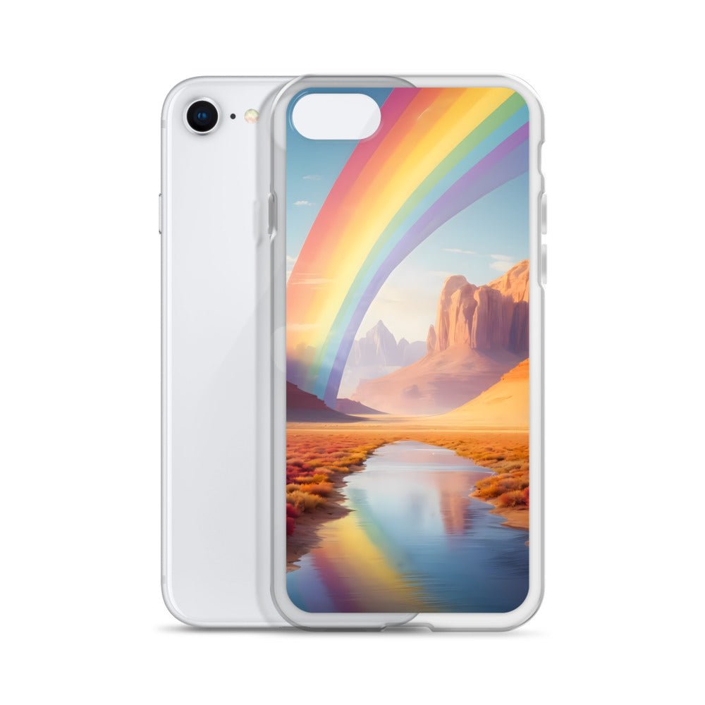 Rainbow for iPhone-Clear Case - InkSync