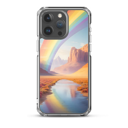 Rainbow for iPhone-Clear Case - InkSync