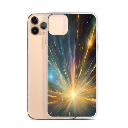 Starburst Symphony for iPhone-Clear Case - InkSync