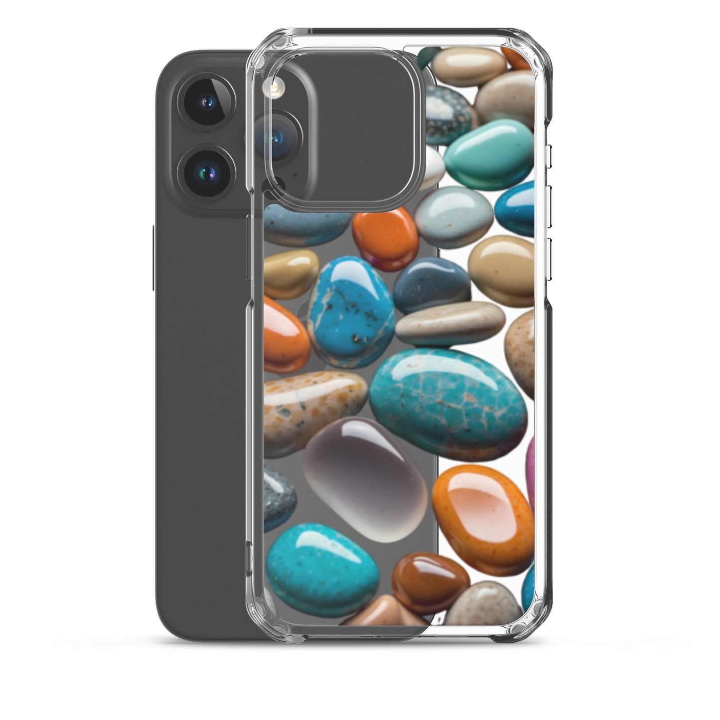 Stones for iPhone-Clear Case - InkSync