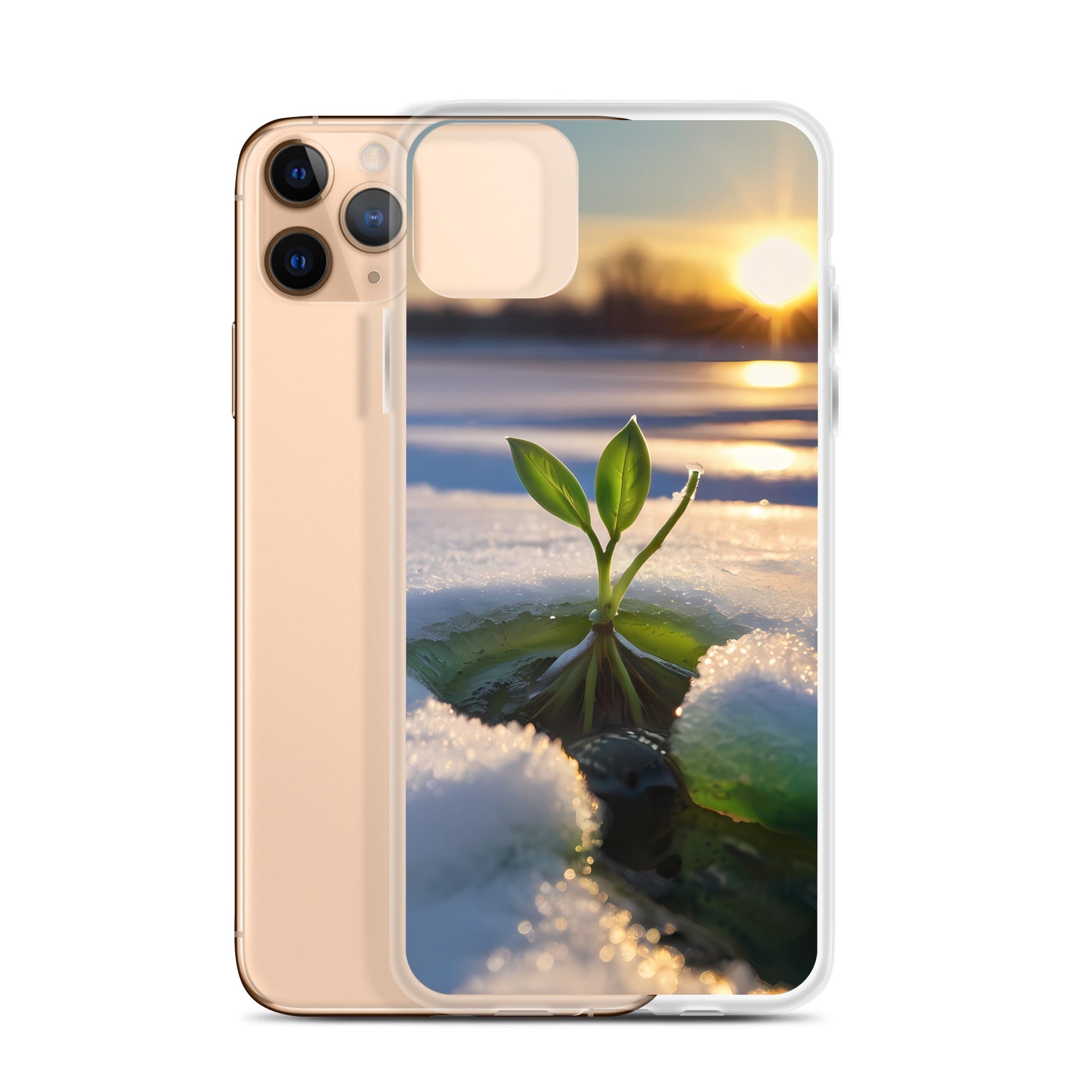 Sunrise Sprout for iPhone-Clear Case - InkSync